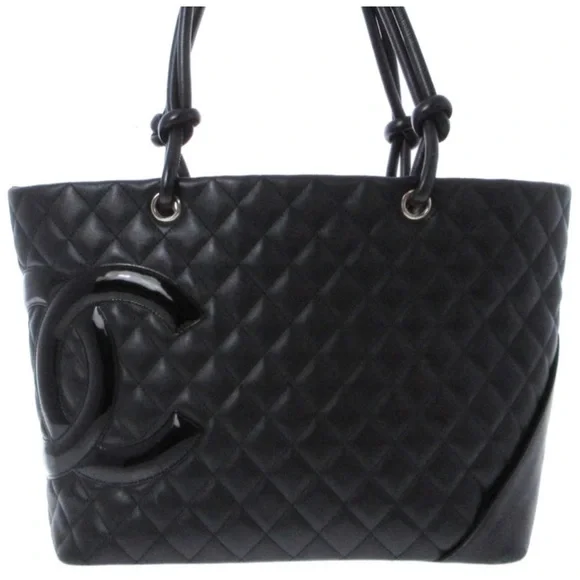 CHANEL Cambon CC large Caviar shopping tote - Picture 2 of 11